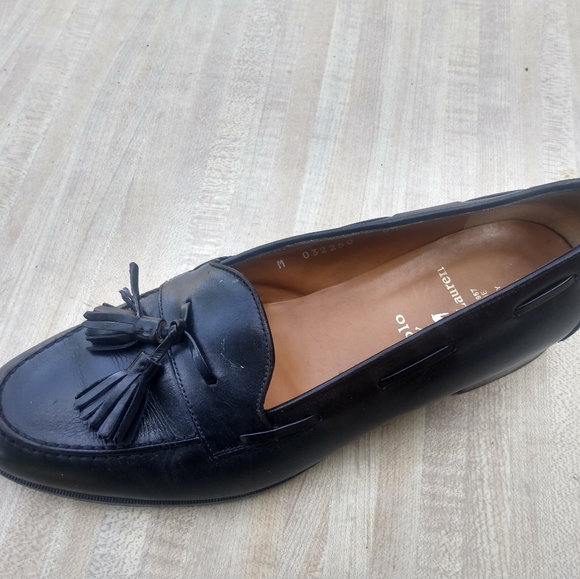 Ralph Lauren Mens Italy Tassel Black Slipon Loafer Size 8.5D (0001) - Picture 6 of 10